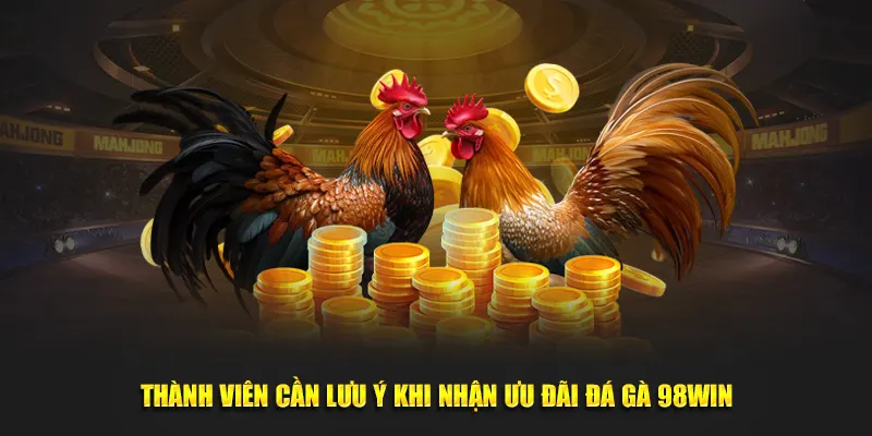 Luu ý nhận khuyến mãi đá gà 98Win